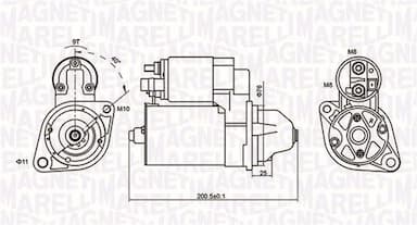 Starteris MAGNETI MARELLI 063721412010 1