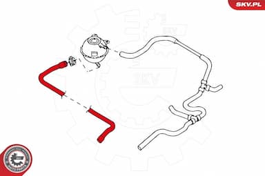 Radiatora cauruļvads ESEN SKV 24SKV339 4