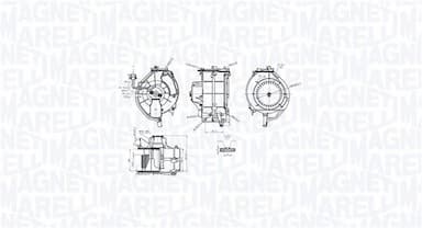 Salona ventilators MAGNETI MARELLI 069412759010 1