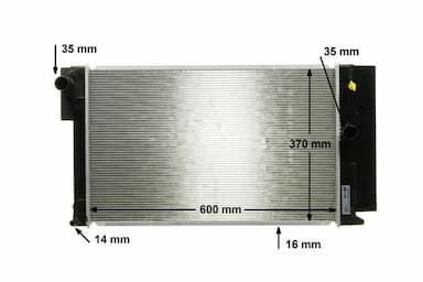 Radiators, Motora dzesēšanas sistēma MAHLE CR 1078 000S 10