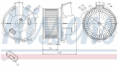 Salona ventilators NISSENS 87021 6