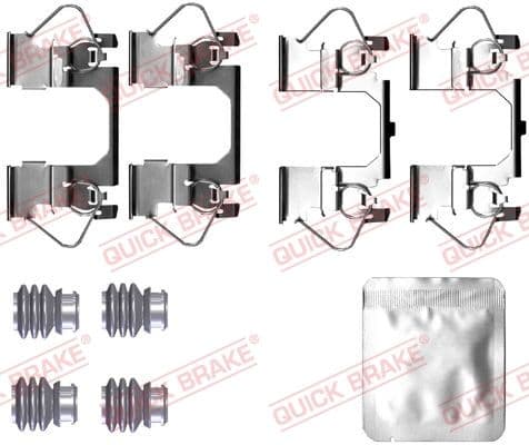 Piederumu komplekts, Disku bremžu uzlikas QUICK BRAKE 109-0116 1