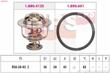 Termostats, Dzesēšanas šķidrums EPS 1.880.640 1