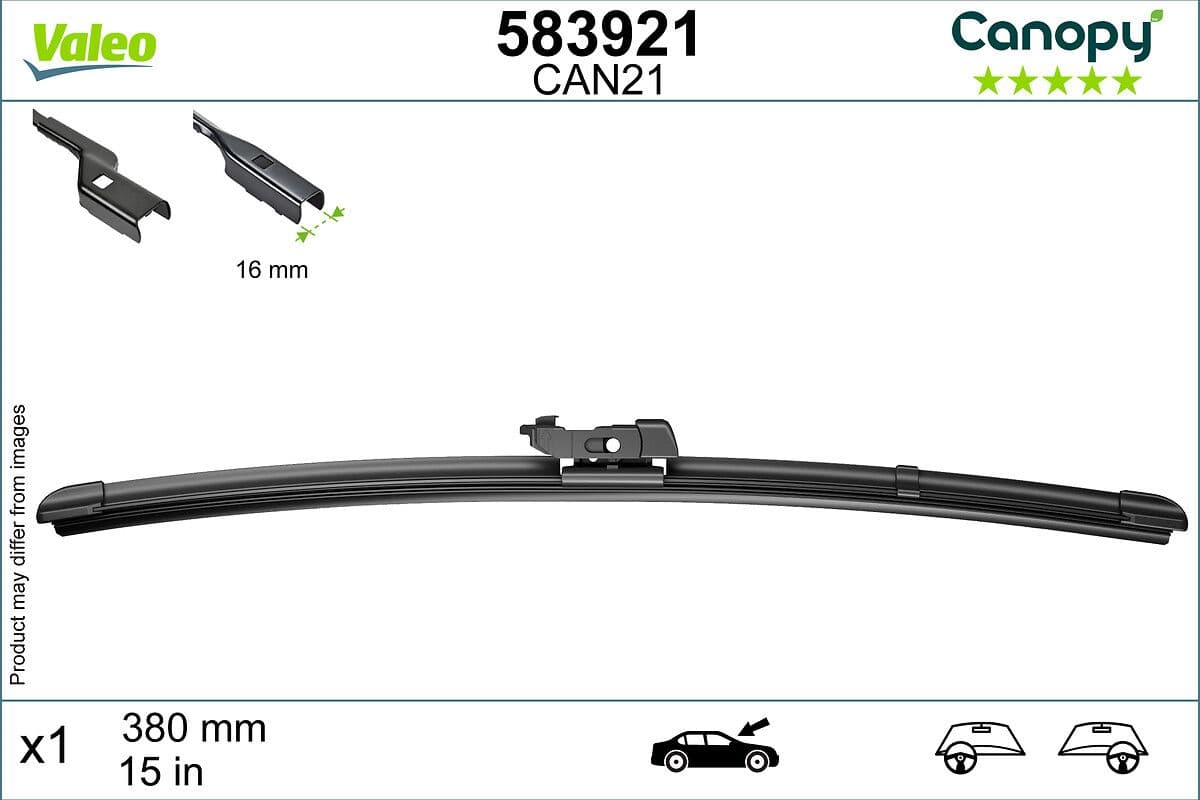 Stikla tīrītāja slotiņa VALEO 583921 1