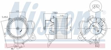 Salona ventilators NISSENS 87574 1