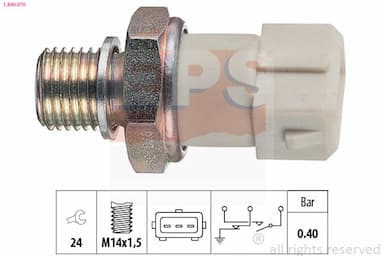 Eļļas spiediena devējs EPS 1.800.070 1
