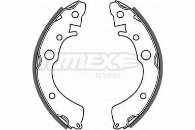 Bremžu loku komplekts TOMEX Brakes TX 21-35 1