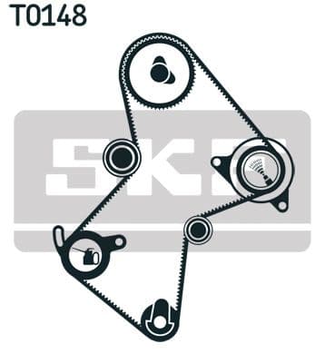 Zobsiksnas komplekts SKF VKMA 06115 2