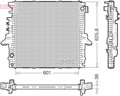 Radiators, Motora dzesēšanas sistēma DENSO DRM14004 1