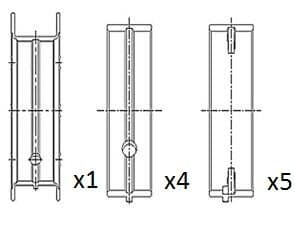 Kloķvārpstas gultnis FAI AutoParts BM1049-STD 1