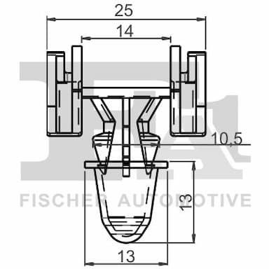 Moldings/aizsarguzlika FA1 11-40065.25 2