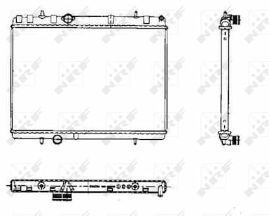 Radiators, Motora dzesēšanas sistēma NRF 50435 5