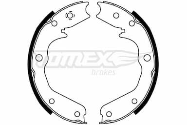 Bremžu loku komplekts TOMEX Brakes TX 22-43 1