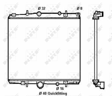 Radiators, Motora dzesēšanas sistēma NRF 58313 1