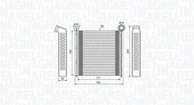 Siltummainis, Salona apsilde MAGNETI MARELLI 350218448000 1