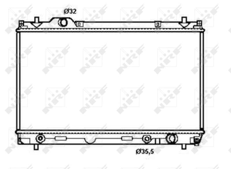 Radiators, Motora dzesēšanas sistēma NRF 50256 1