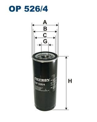 Eļļas filtrs FILTRON OP 526/4 1