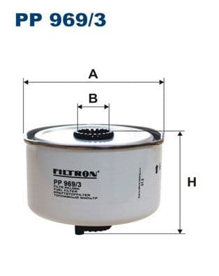 Degvielas filtrs FILTRON PP 969/3 1