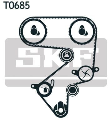 Zobsiksnas komplekts SKF VKMA 91021 2