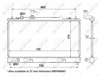 Radiators, Motora dzesēšanas sistēma NRF 53412 5