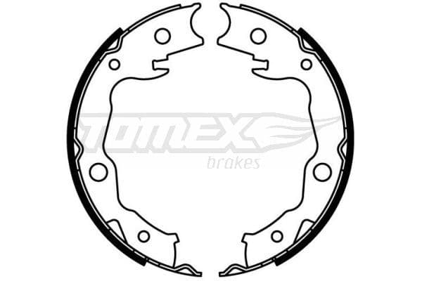 Bremžu loku komplekts TOMEX Brakes TX 22-24 1