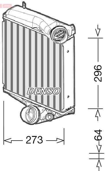 Starpdzesētājs DENSO DIT28022 1