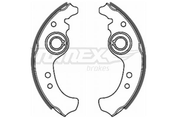 Bremžu loku komplekts TOMEX Brakes TX 20-01 1