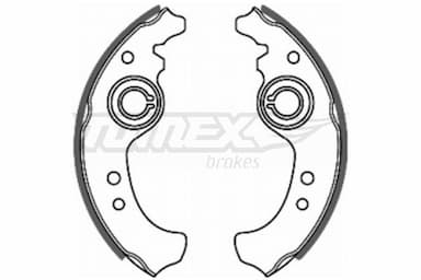 Bremžu loku komplekts TOMEX Brakes TX 20-01 1