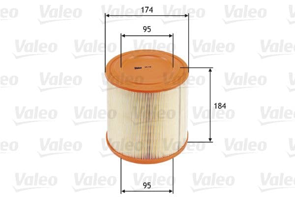 Gaisa filtrs VALEO 585740 1