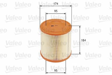 Gaisa filtrs VALEO 585740 1