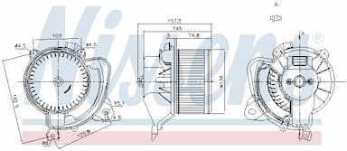 Salona ventilators NISSENS 87243 6