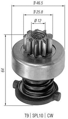 Zobrats, Starteris MAGNETI MARELLI 940113020122 1