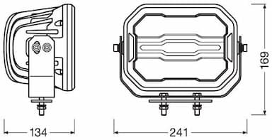 Darba gaismas lukturis ams-OSRAM LEDDL113-CB 3