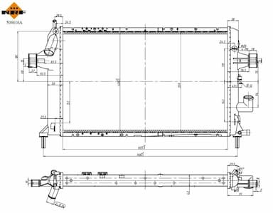 Radiators, Motora dzesēšanas sistēma NRF 506616A 1