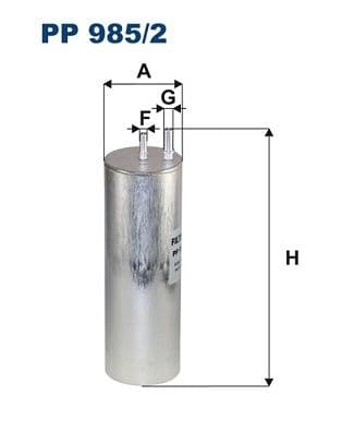 Degvielas filtrs FILTRON PP 985/2 1