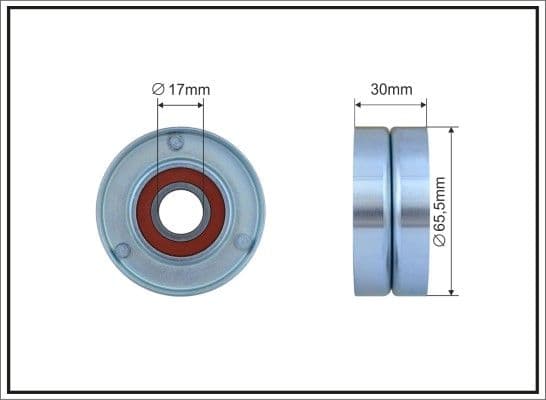 Spriegotājrullītis, Ķīļrievu siksna CAFFARO 302-00 1