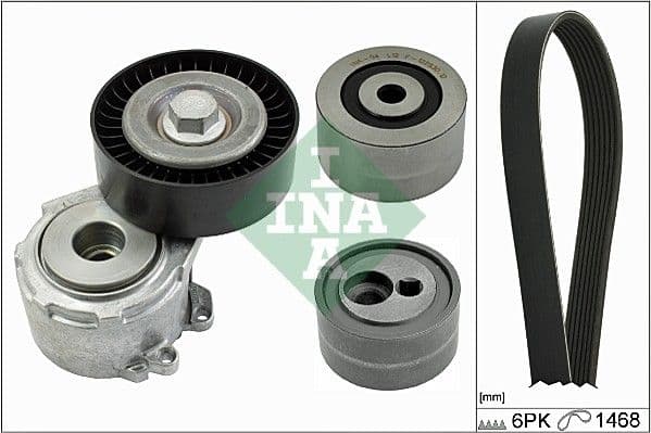 Ķīļrievu siksnu komplekts Schaeffler INA 529 0156 10 1