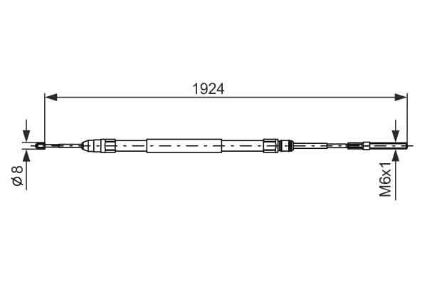 Trose, Stāvbremžu sistēma BOSCH 1 987 477 693 1