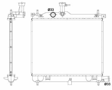 Radiators, Motora dzesēšanas sistēma NRF 53025 4