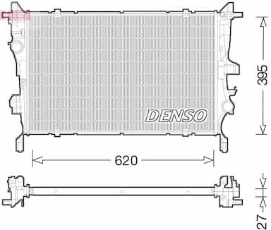 Radiators, Motora dzesēšanas sistēma DENSO DRM09045 1