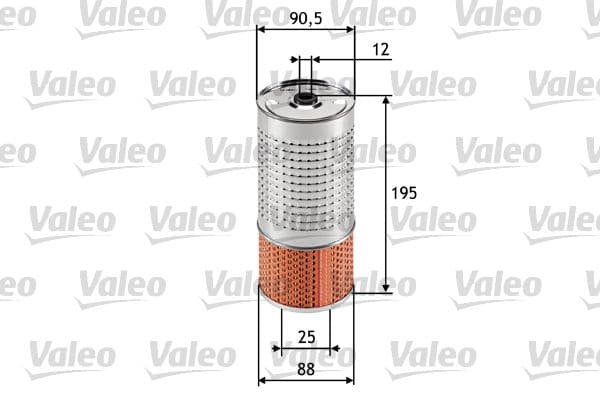 Eļļas filtrs VALEO 586546 1