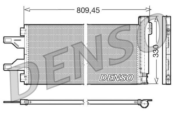 Kondensators, Gaisa kond. sistēma DENSO DCN07050 1