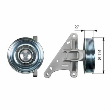 Parazīt-/Vadrullītis, Ķīļrievu siksna GATES T36429 1