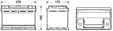 Startera akumulatoru baterija EXIDE EC700 2