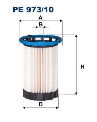 Degvielas filtrs FILTRON PE 973/10 1