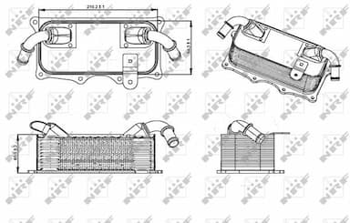 Eļļas radiators, Motoreļļa NRF 31290 5