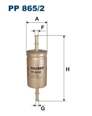 Degvielas filtrs FILTRON PP 865/2 1