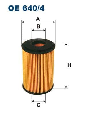 Eļļas filtrs FILTRON OE 640/4 1