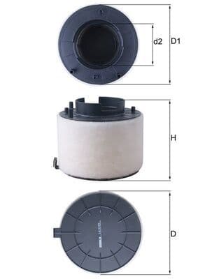 Gaisa filtrs KNECHT LX 4249 1