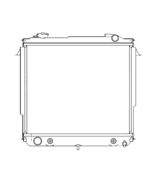 Radiators, Motora dzesēšanas sistēma NRF 50300 1